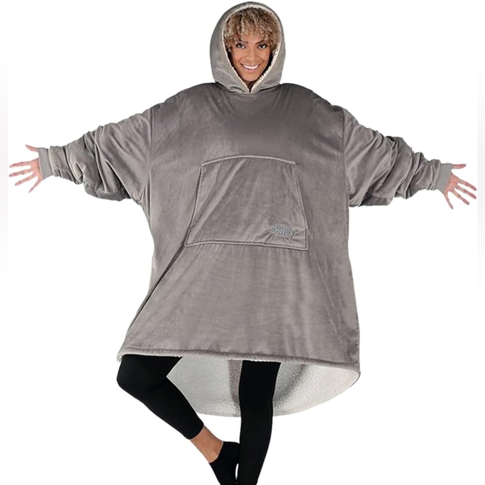 THE COMFY Original | Oversized microfiber and sherpa blanket, seen in Shark Tank